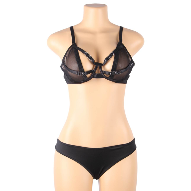 Subblimetwo Piece Set Of Transparency Bra And S/M Strips | Niks.fi verkkokauppa