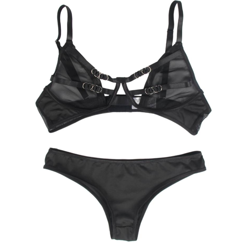 Subblimetwo Piece Set Of Transparency Bra And S/M Strips | Niks.fi verkkokauppa