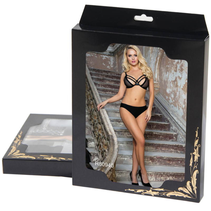 Subblimetwo Piece Set Of Transparency Bra And S/M Strips | Niks.fi verkkokauppa