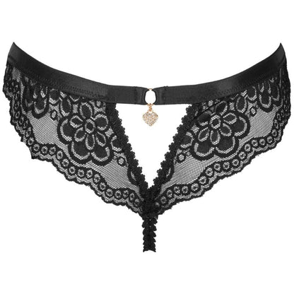 Livco Corsetti Fashionoksurin Panty Crotchless Black | Niks.fi verkkokauppa