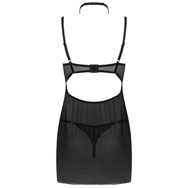 Livco Corsetti Fashionbinella Set Babydoll + Thong Black | Niks.fi verkkokauppa