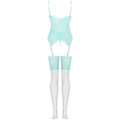 Livco Corsetti Fashionpersinne Mit Emporio Set Corset + Panty + Stockings | Niks.fi verkkokauppa