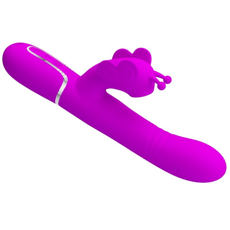 Pretty Lovemultifunction Rabbit Vibrator 4 In 1 Butterfly Fuchsia | Niks.fi verkkokauppa