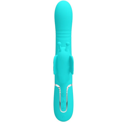 Pretty Lovemultifunction Rabbit Vibrator 4 In 1 Butterfly Aqua Green | Niks.fi verkkokauppa