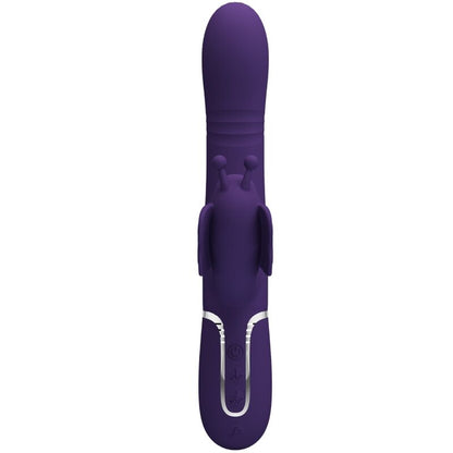 Pretty Lovemultifunction Rabbit Vibrator 4 In 1 Butterfly Purple | Niks.fi verkkokauppa