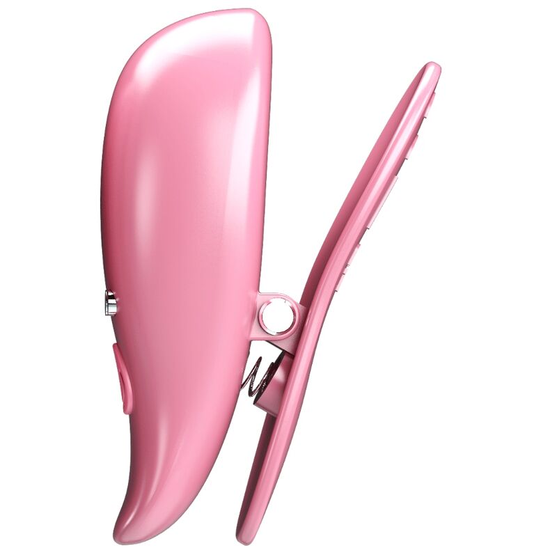 Pretty Loveleaf Vibrating Nipple Clamps Pink | Niks.fi verkkokauppa