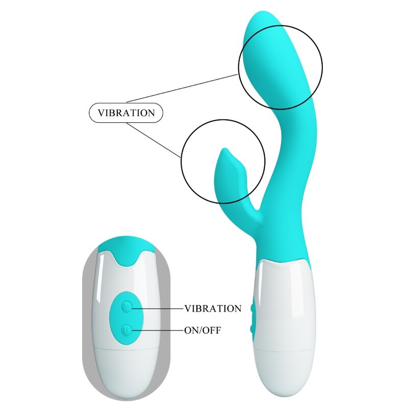 Pretty Lovebrighty G-Spot Vibrator Aqua Green | Niks.fi verkkokauppa
