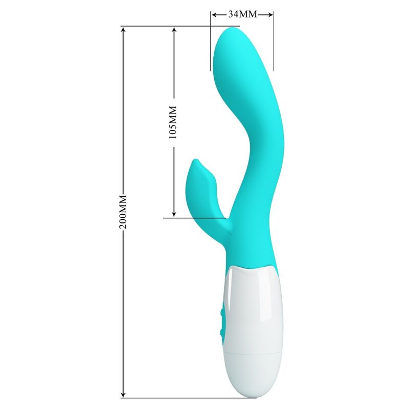Pretty Lovebrighty G-Spot Vibrator Aqua Green | Niks.fi verkkokauppa