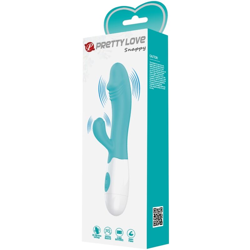 Pretty Lovesnappy G-Spot Vibrator Aqua Green | Niks.fi verkkokauppa