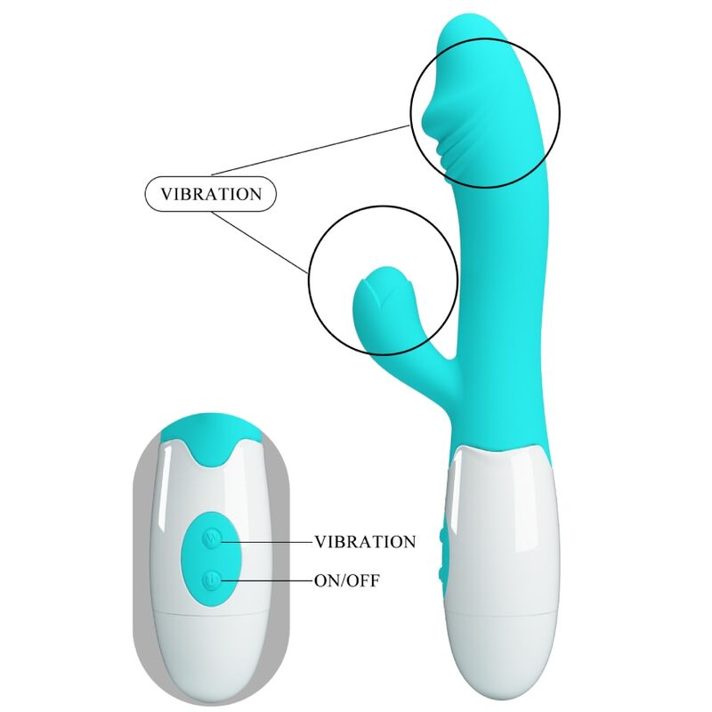 Pretty Lovesnappy G-Spot Vibrator Aqua Green | Niks.fi verkkokauppa