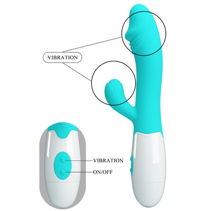 Pretty Lovesnappy G-Spot Vibrator Aqua Green | Niks.fi verkkokauppa