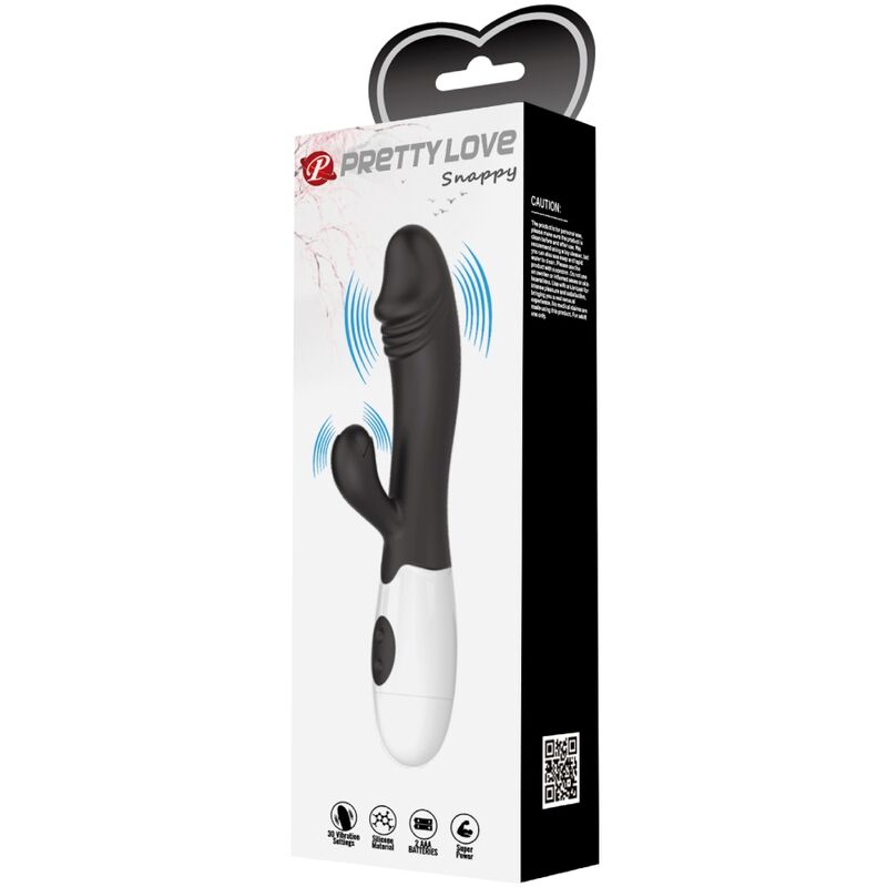 Pretty Lovesnappy G-Spot Vibrator Black | Niks.fi verkkokauppa