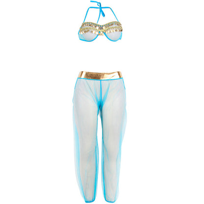 Subblimeindia Style Blue Lingerie Set L/Xl | Niks.fi verkkokauppa