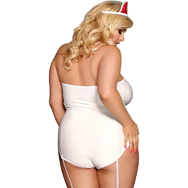 Subblimesexy Nurse Costume With Teddy L/Xl | Niks.fi verkkokauppa