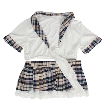 Subblimesexy Schoolgirl Costume Top And Skirt L/Xl | Niks.fi verkkokauppa