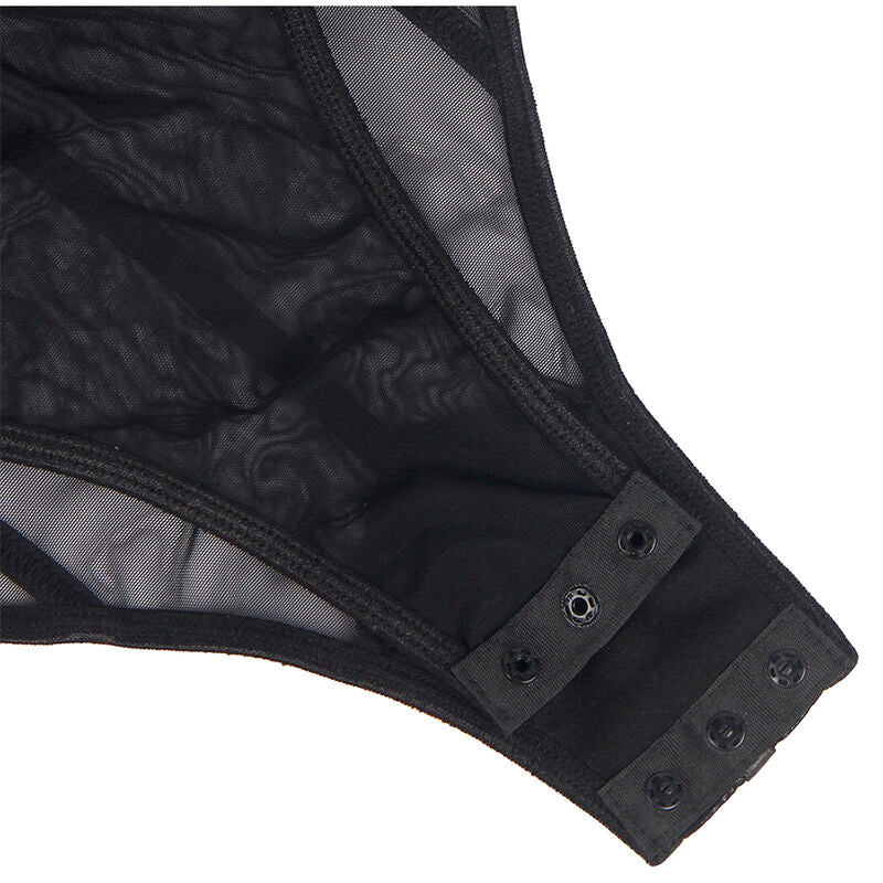 Subblimeblack Chain Suspenders Bodysuit S/M | Niks.fi verkkokauppa
