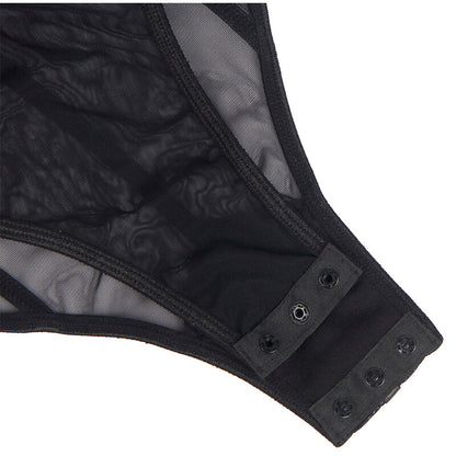 Subblimeblack Chain Suspenders Bodysuit S/M | Niks.fi verkkokauppa
