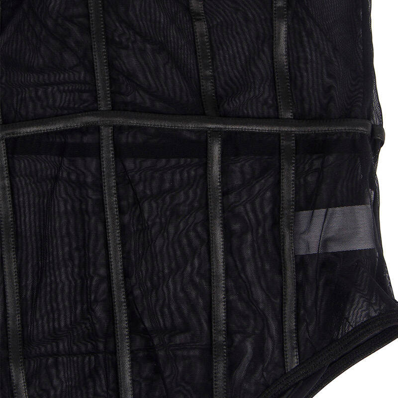 Subblimeblack Chain Suspenders Bodysuit S/M | Niks.fi verkkokauppa