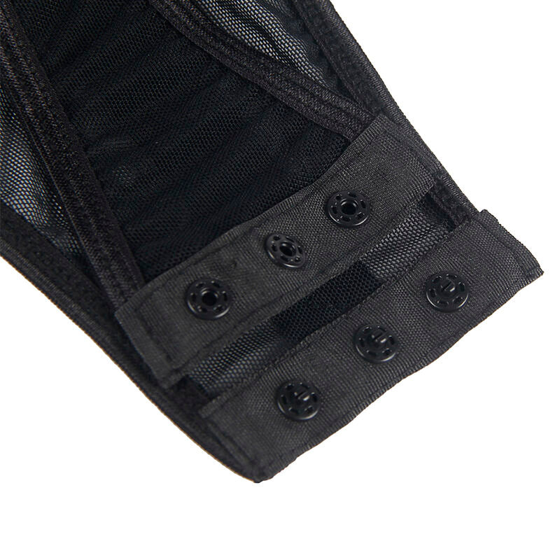 Subblimeteddy With Garter Strap Detail Chest Black S/M | Niks.fi verkkokauppa