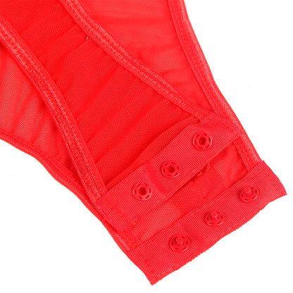 Subblimeteddy With Garter Strap Detail Chest Red L/Xl | Niks.fi verkkokauppa