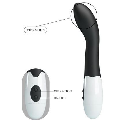 Pretty Lovebishop G-Spot Vibrator 30 Modes Black | Niks.fi verkkokauppa