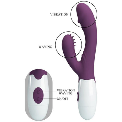 Pretty Loveandre Rabbit Vibrator & G-Point Stimulator Purple | Niks.fi verkkokauppa