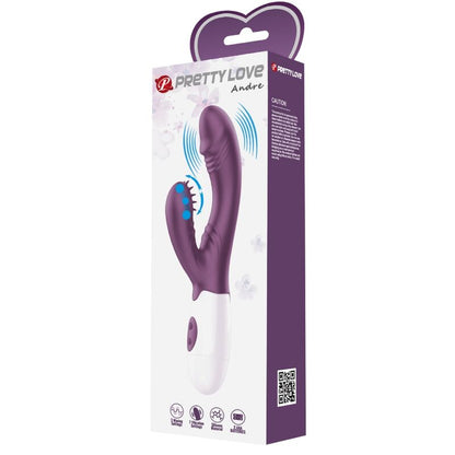 Pretty Loveandre Rabbit Vibrator & G-Point Stimulator Purple | Niks.fi verkkokauppa
