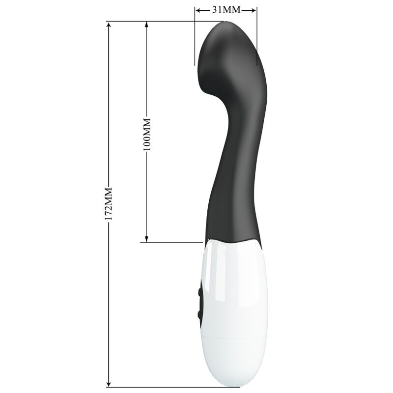 Pretty Lovecharles G-Spot Vibrator 30 Modes Black | Niks.fi verkkokauppa