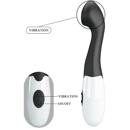 Pretty Lovecharles G-Spot Vibrator 30 Modes Black | Niks.fi verkkokauppa