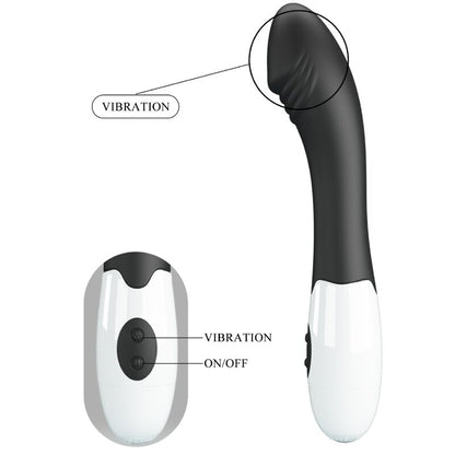 Pretty Loveelemental G-Spot Vibrator 30 Modes Black | Niks.fi verkkokauppa