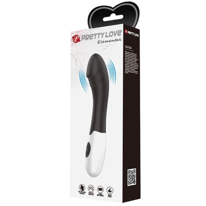 Pretty Loveelemental G-Spot Vibrator 30 Modes Black | Niks.fi verkkokauppa