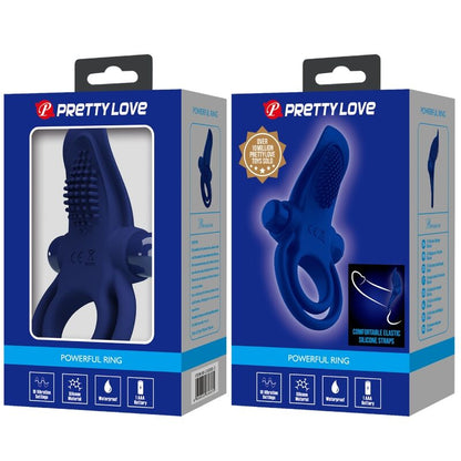 Pretty Lovebronson Double Ring With Vibration Blue | Niks.fi verkkokauppa