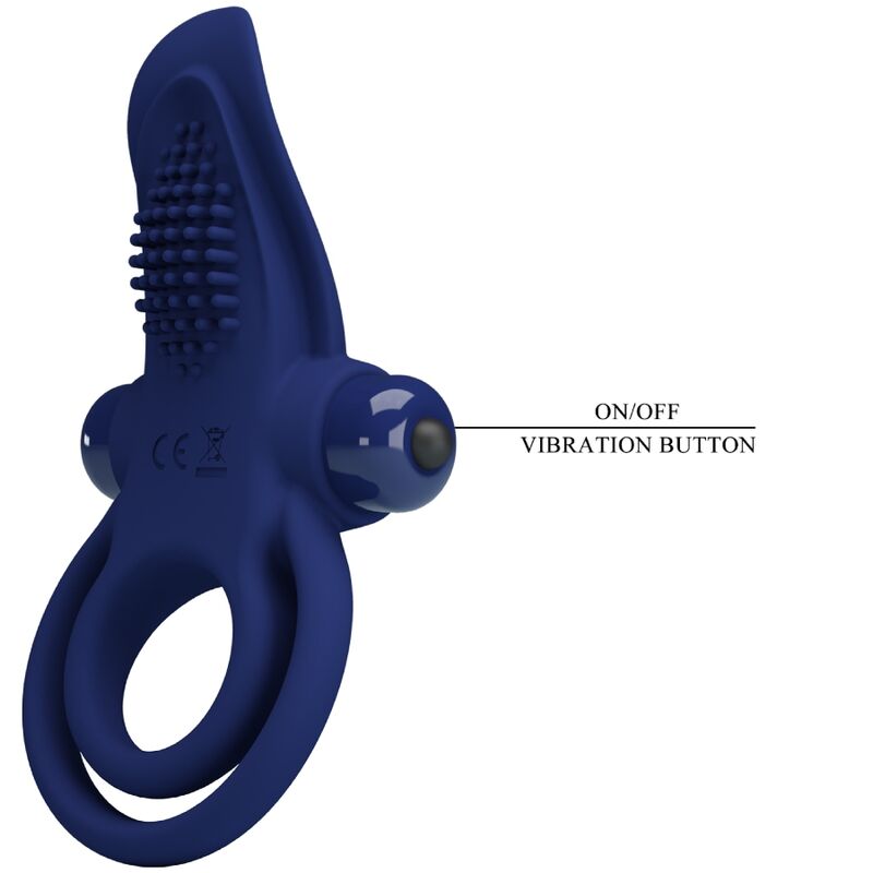 Pretty Lovebronson Double Ring With Vibration Blue | Niks.fi verkkokauppa