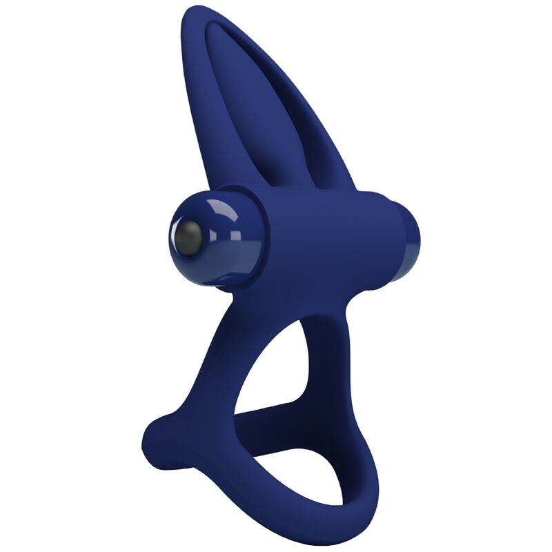 Pretty Lovemat Double Ring With Vibration & Stimulator Blue | Niks.fi verkkokauppa