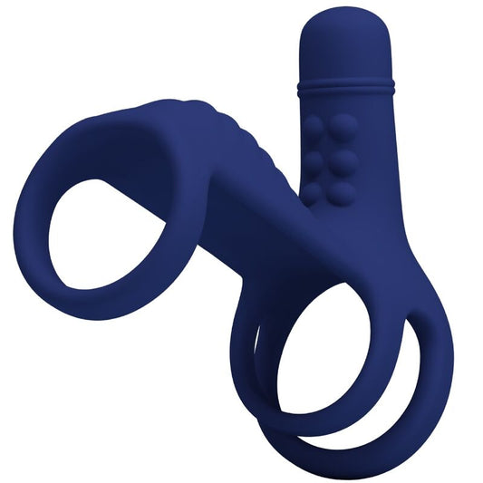 Pretty Loveelish Vibrating Ring With Extension Blue | Niks.fi verkkokauppa