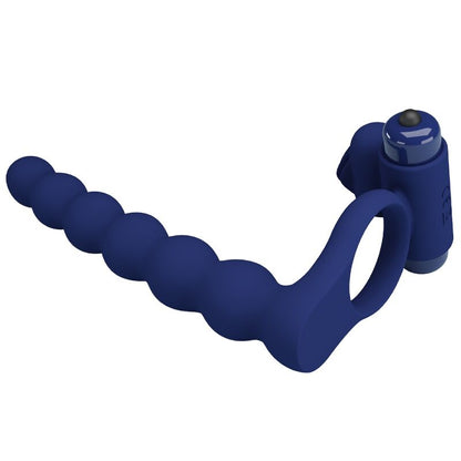 Pretty Loveajmal Vibrating Ring With Plug Blue | Niks.fi verkkokauppa