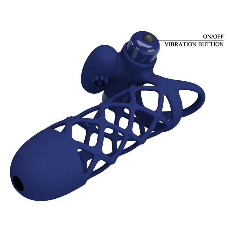 Pretty Lovegiann Vibrator Ring With Silicone Sheath Blue | Niks.fi verkkokauppa