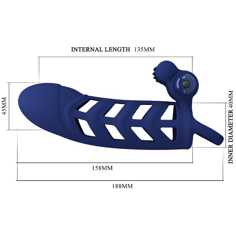 Pretty Lovealtaf Vibrator Ring With Silicone Sheath Blue | Niks.fi verkkokauppa