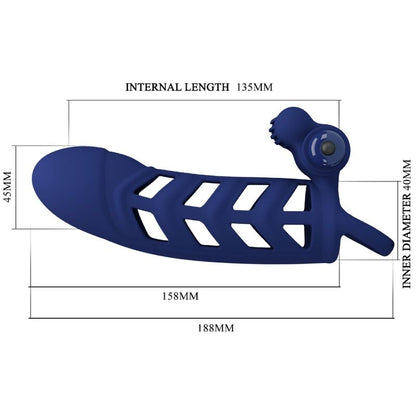 Pretty Lovealtaf Vibrator Ring With Silicone Sheath Blue | Niks.fi verkkokauppa