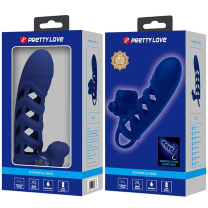 Pretty Lovealtaf Vibrator Ring With Silicone Sheath Blue | Niks.fi verkkokauppa