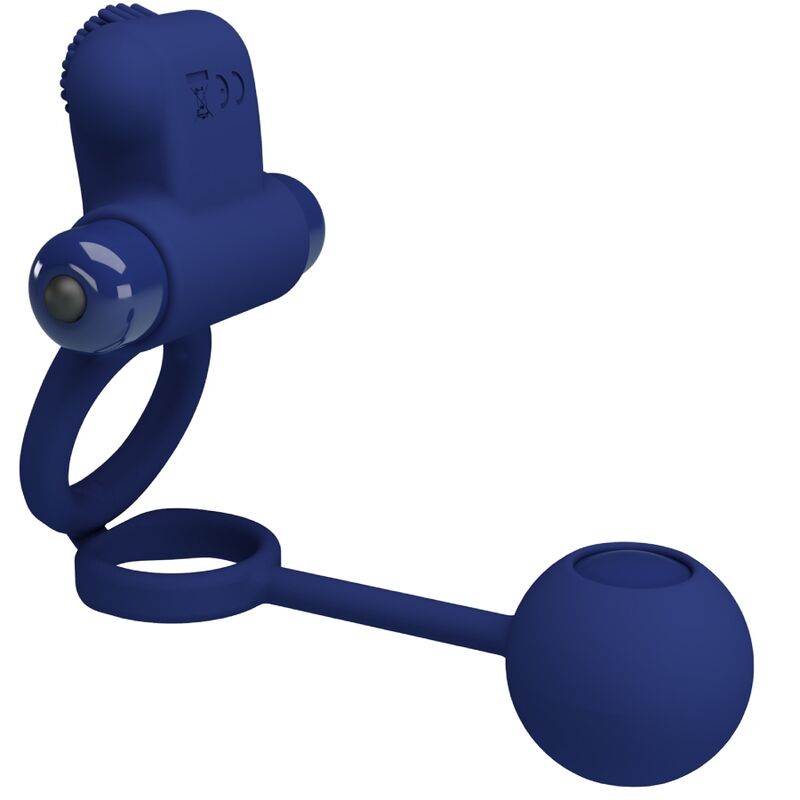 Pretty Loveremington Double Vibrating Ring With Plug Blue | Niks.fi verkkokauppa