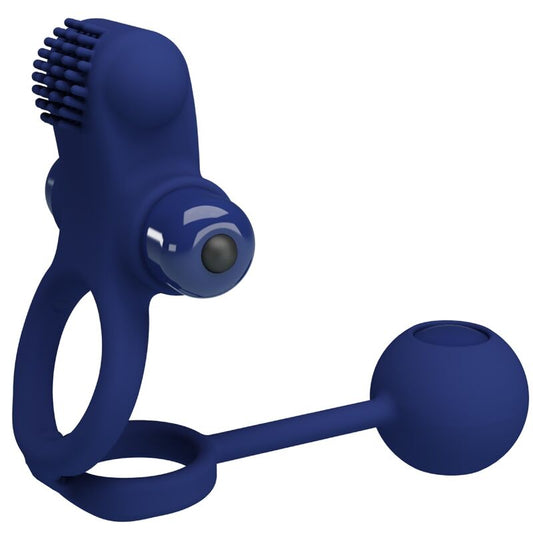 Pretty Loveremington Double Vibrating Ring With Plug Blue | Niks.fi verkkokauppa