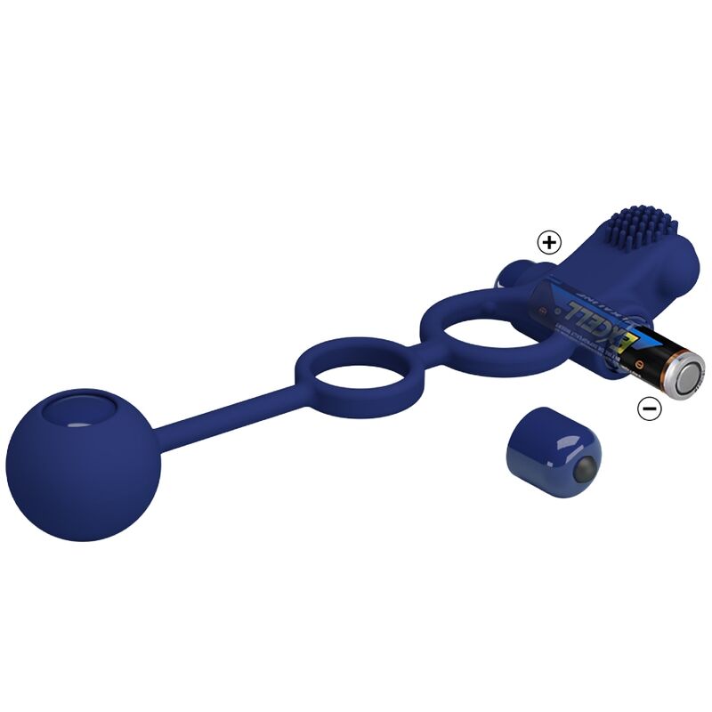 Pretty Loveremington Double Vibrating Ring With Plug Blue | Niks.fi verkkokauppa