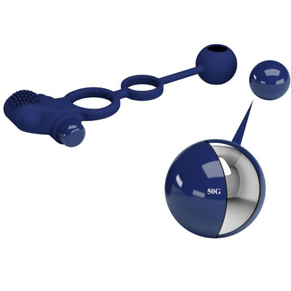 Pretty Loveremington Double Vibrating Ring With Plug Blue | Niks.fi verkkokauppa