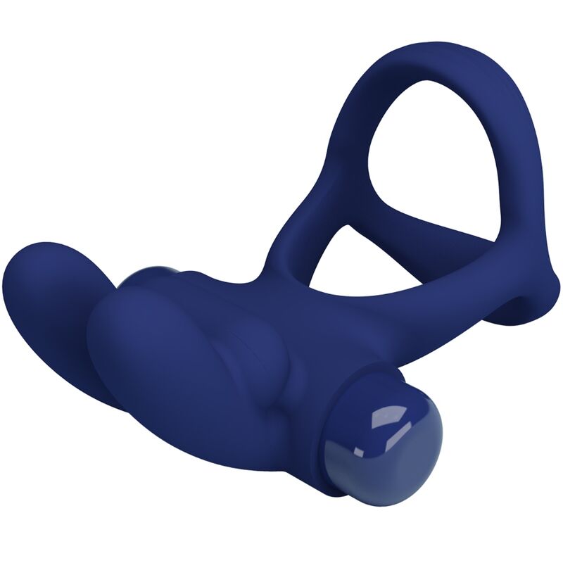 Pretty Lovefrancisco Double Vibrating Ring Rabbit Blue | Niks.fi verkkokauppa