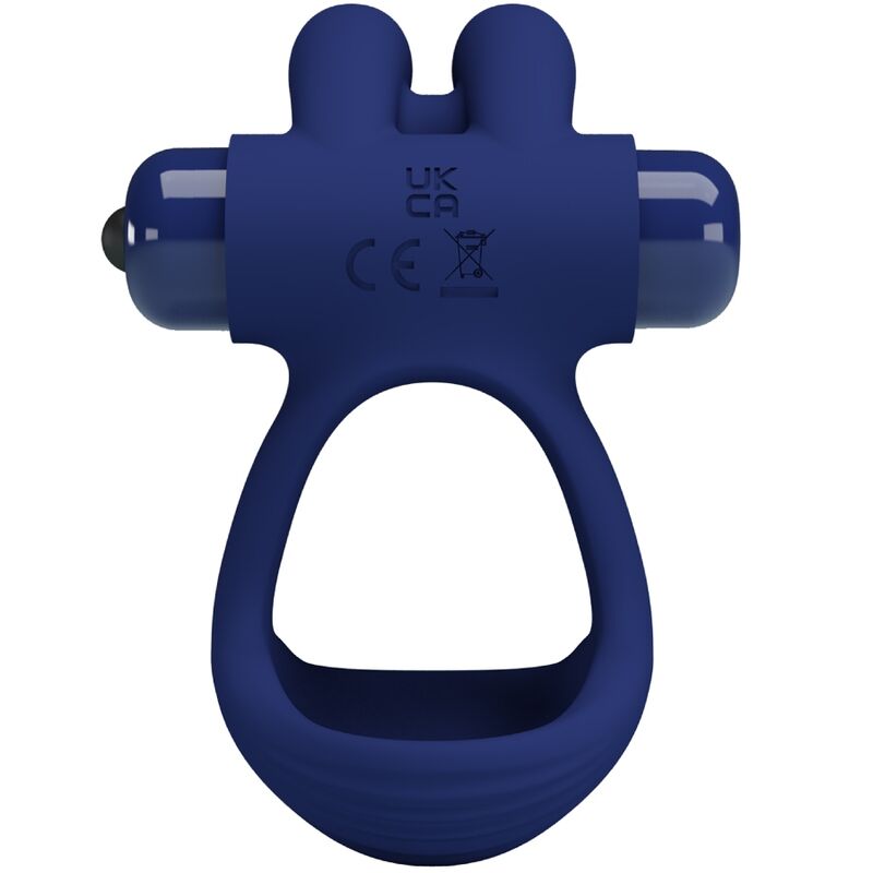 Pretty Lovefrancisco Double Vibrating Ring Rabbit Blue | Niks.fi verkkokauppa
