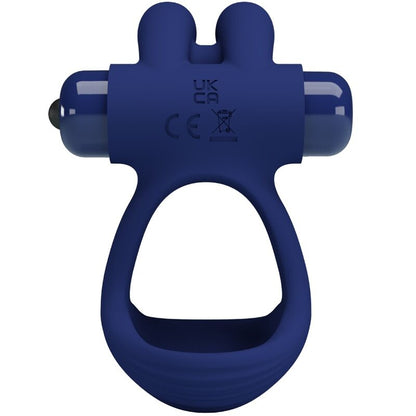 Pretty Lovefrancisco Double Vibrating Ring Rabbit Blue | Niks.fi verkkokauppa
