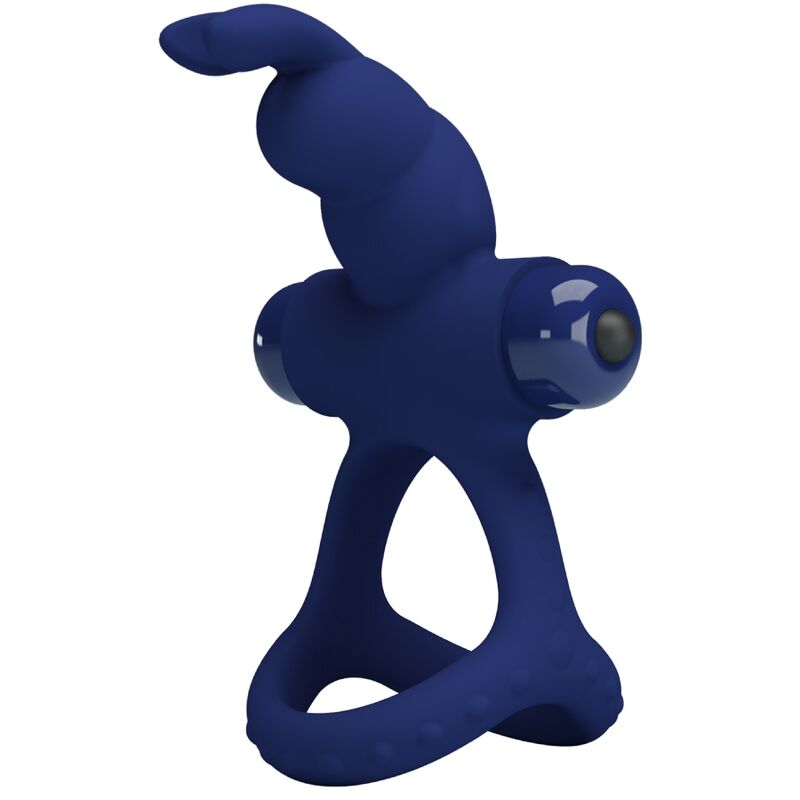 Pretty Loveluchito Double Vibrating Ring Rabbit Blue | Niks.fi verkkokauppa