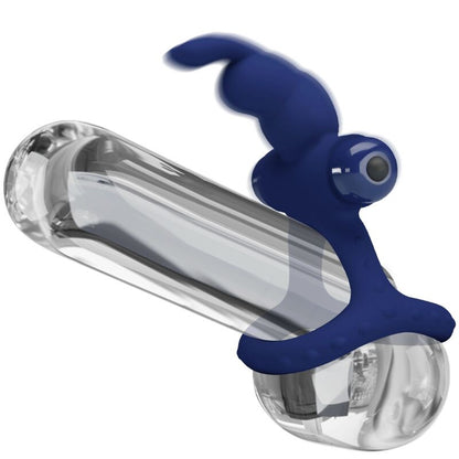 Pretty Loveluchito Double Vibrating Ring Rabbit Blue | Niks.fi verkkokauppa