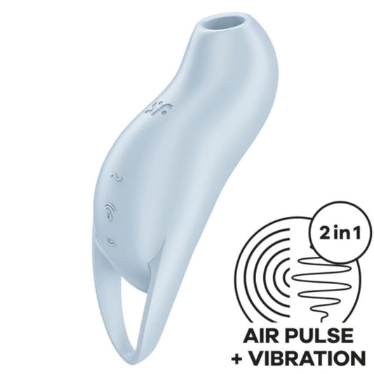 Satisfyerpocket Pro 1 Clitoris Stimulator Light Blue | Niks.fi verkkokauppa